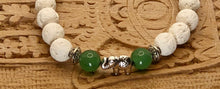 Load image into Gallery viewer, Lava and Aventurine Bracelet 8mm