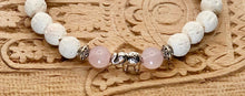 Load image into Gallery viewer, Lava and Rose Quartz Bracelet 8mm